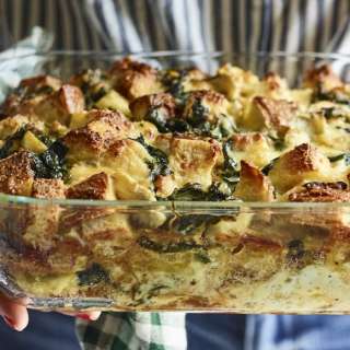 Spinach Artichoke Strata
