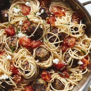 Greek Meatball Pasta