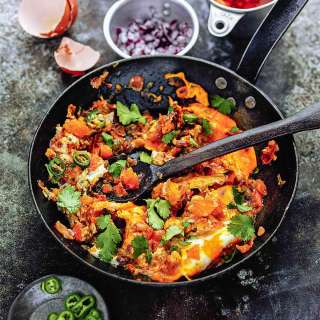 Spicy Scrambled Eggs ~ Ande Bhurji