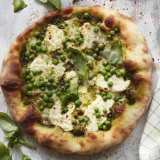 Pesto Pea Pizza