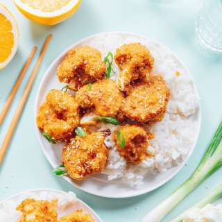 Baked Sesame Orange Cauliflower (30 Minutes!)