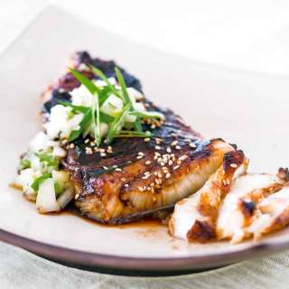 Sea Bass with Soy Glaze