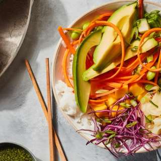 Vegetarian Avocado Sushi Bowls