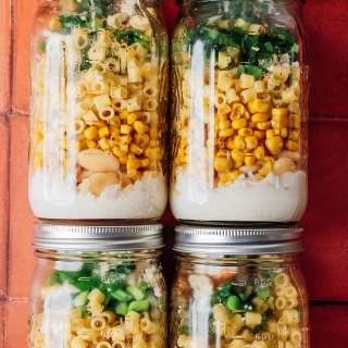 Mexican Street Corn Pasta Salad Jars