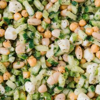 Everything Bagel Bean Salad
