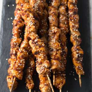 Korean Chicken Skewers Recipe