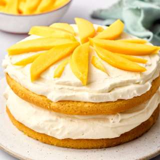 Tres Leches Cake Recipe with Mango Cream