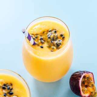 4-Ingredient Tropical Passion Fruit Smoothie
