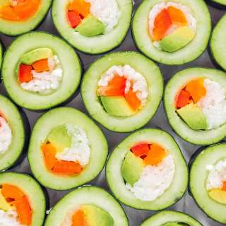 Stuffed Cucumber Sushi Rolls (Stuff & Slice!)