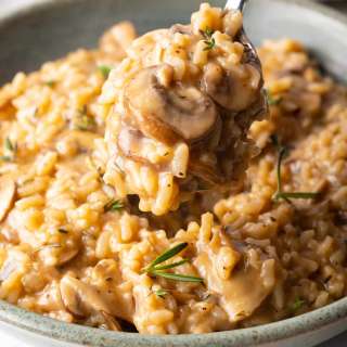 Instant Pot Mushroom Risotto Recipe
