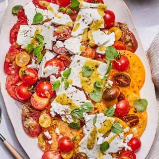 Herby Marinated Tomato and Feta Salad