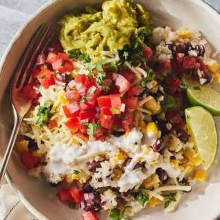 Cauliflower Rice Veggie Burrito Bowl