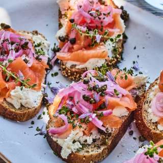 Smoked Salmon Tartine