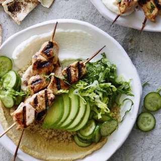Chicken Tawook Quinoa Bowls