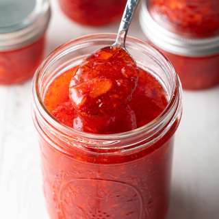Best Easy Freezer Jam (Strawberry and Peach!)