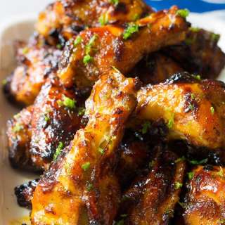 Baked Chicken Wings Recipe with Chili Lime Glaze