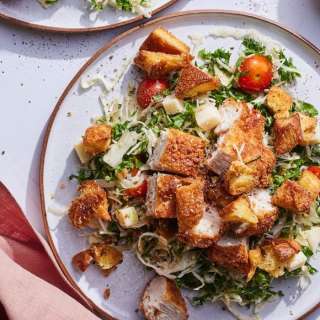 Fried Chicken Sandwich Salad from Honor Bar