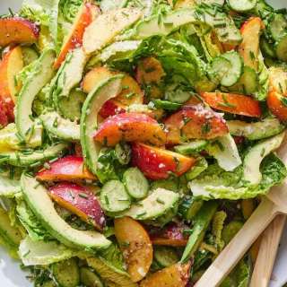 Stone Fruit Salad with Hot Honey Vinaigrette