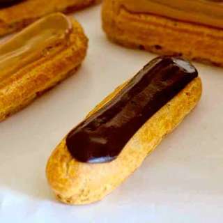 Coffee and Chocolate Eclairs