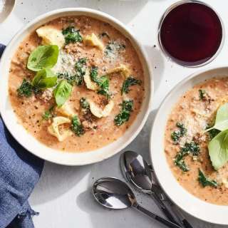Creamy Tortellini Soup