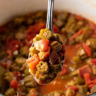 Stewed Okra and Tomatoes