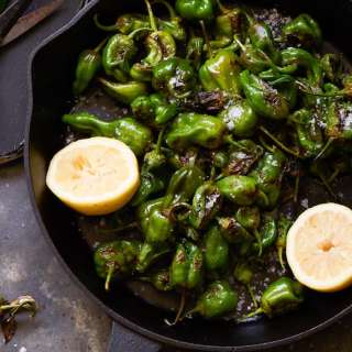 Blistered Padrón Peppers