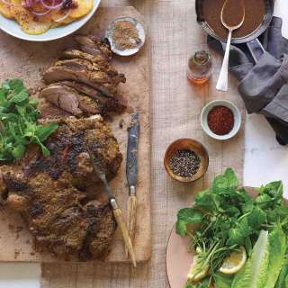 Leg of Lamb with Moroccan Spices