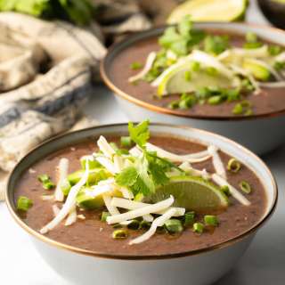 Slow Cooker Black Bean Soup Recipe