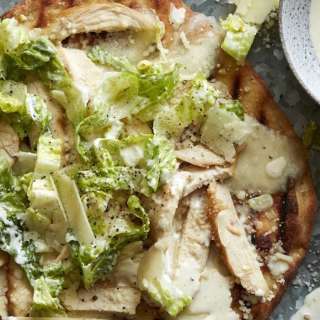 Chicken Caesar Salad Pizza