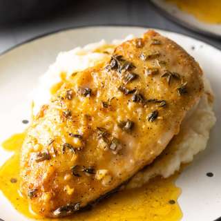 Retro French Chicken (Baked Lemon Garlic Breasts)