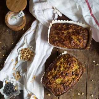 Paleo chocolate peanut banana bread