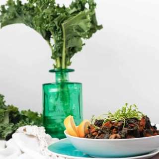 30-minute squash and greens curry