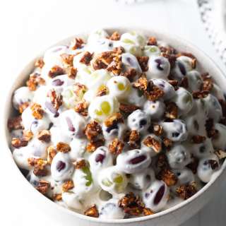 Cool and Creamy Grape Salad Recipe + VIDEO