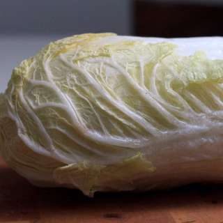 Hot and sour shredded Napa cabbage salad (v, gf, paleo)