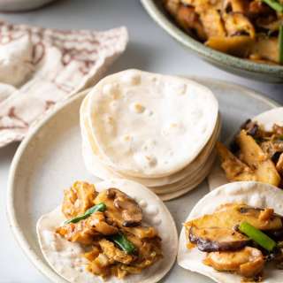 Moo Shu Chicken with Pancakes Recipe + VIDEO