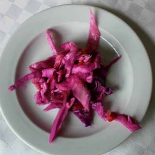 Quick-pickled Russian sauerkraut
