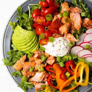 Easy Grilled Salmon Salad Recipe