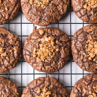 Toffee Brownie Cookies Recipe