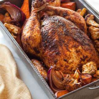 Moroccan-Spiced Roast Chicken