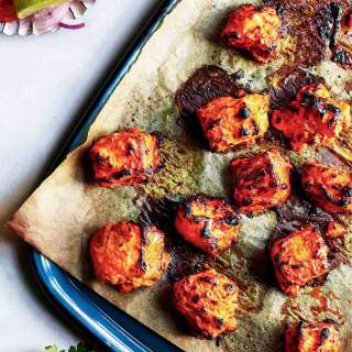 Yogurt and Spice Marinated Salmon