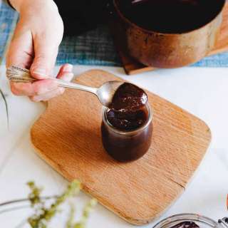 Homemade Date syrup (silan):