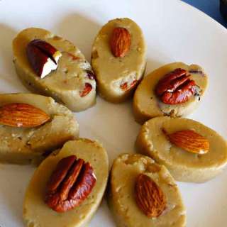 Halva aux amandes et aux Noix de Pécan