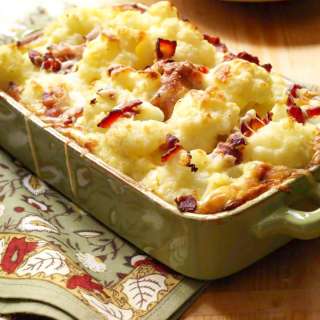 Cauliflower-Bacon Gratin