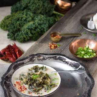 Broccoli kale soup, or the green soup to spring you into a new season