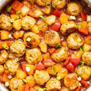 Sweet and Sour Chicken Meatballs