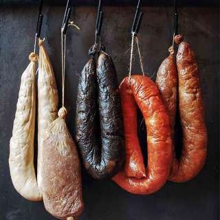 Homemade Portuguese Chouriço