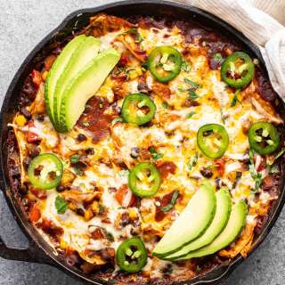 Vegetarian Enchilada Skillet