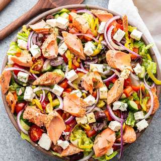 Greek Salmon Salad