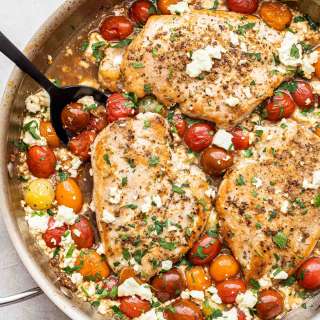 Chicken with Feta and Tomatoes