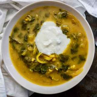 Soupe aux Epinards et à la Mandarine
